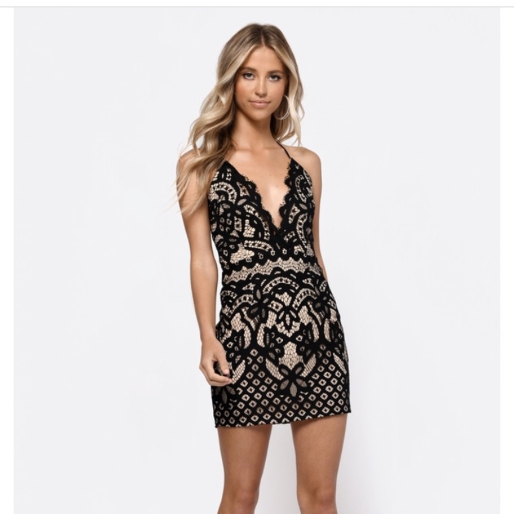 Tobi Dreamer Lace Body Con dress